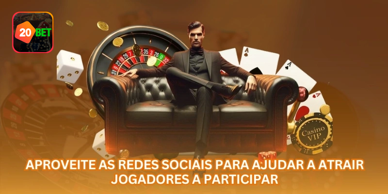 Divulgação da 20bet em redes sociais e canais digitais