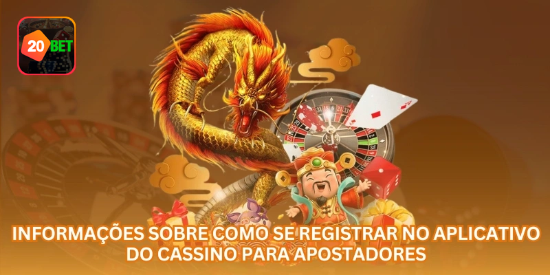 Cadastro de uma nova conta pelo aplicativo móvel da 20bet