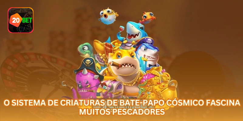 O sistema de criaturas em Peixes do Universo inclui alvos comuns, especiais e chefes com diferentes níveis de recompensa.
